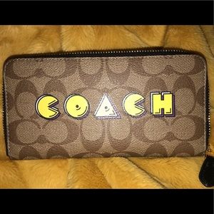Coach PAC-Man Zip Wallet